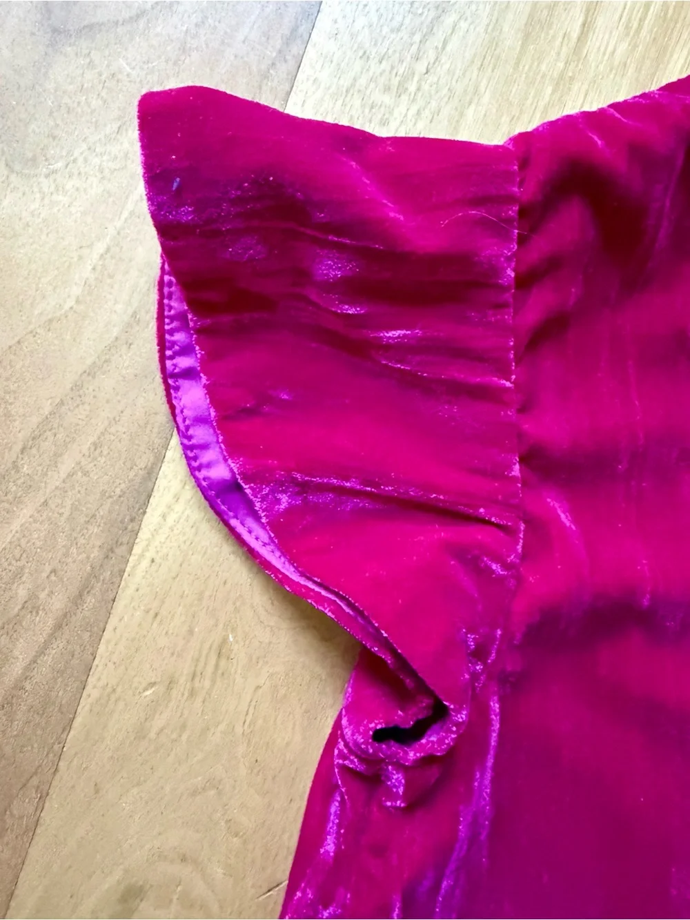 Gymboree Hot Pink Velvet Shift Dress, size 12
